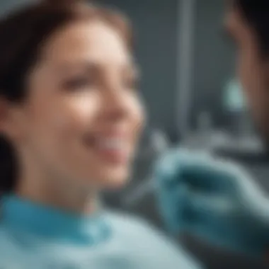 A patient receiving personalized treatment in a high-tech dental environment.