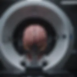 Advanced MRI scanner showcasing glioma imaging capabilities
