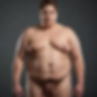 Chart illustrating the health implications of non-morbid obesity on individuals.