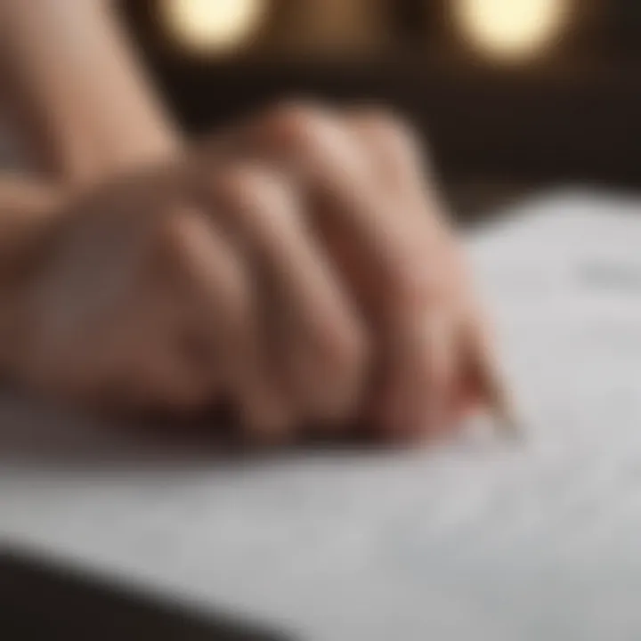 An illustration showcasing the biomechanics involved in writing with the left side, highlighting grip and posture.
