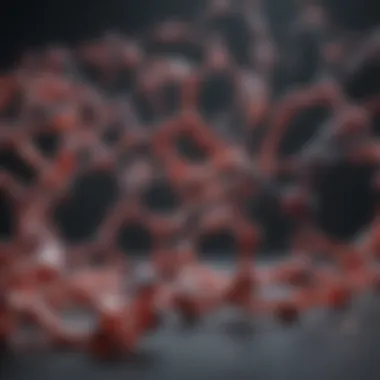 Understanding Polymer Molecular Structures Illustration of polymer molecular structure