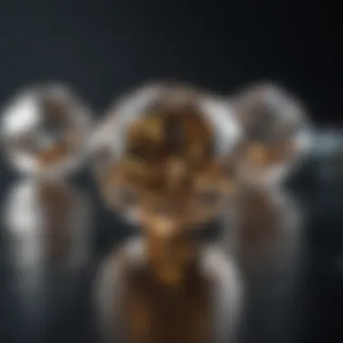 Visual representation of the unique properties of chemical diamonds
