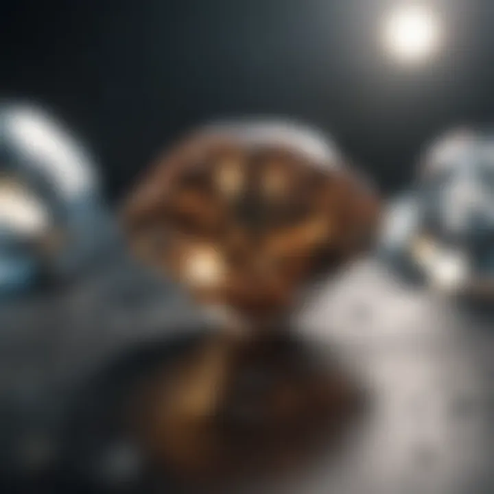 Infographic on sustainability and future technologies related to chemical diamonds