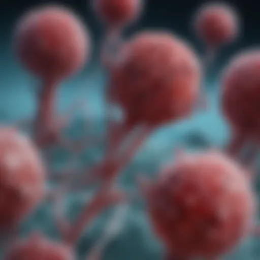 Microscopic view of thrombocytes