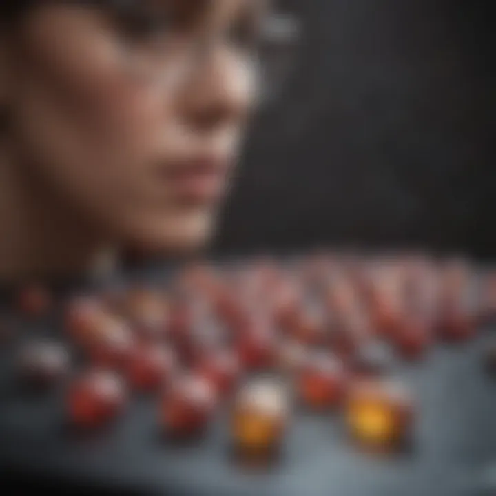 Visualization of clinical applications of effector medications