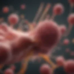Illustration depicting immune response complications after bone marrow transplantation