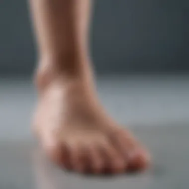 Diagram outlining potential causes of spotty feet