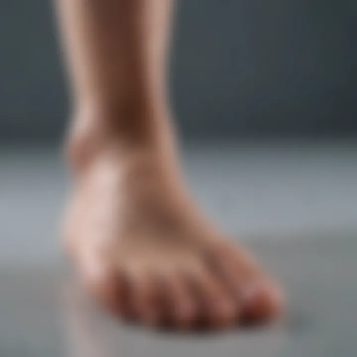 Diagram outlining potential causes of spotty feet