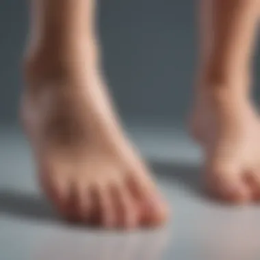 Treatment Options for Managing Spotty Feet Illustration of treatment options for skin conditions