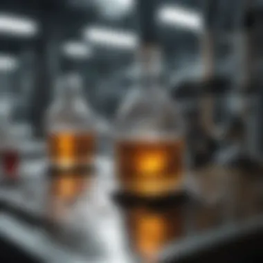 Laboratory Setup for Gold Stripping Agent Testing Laboratory setup for testing gold stripping agents