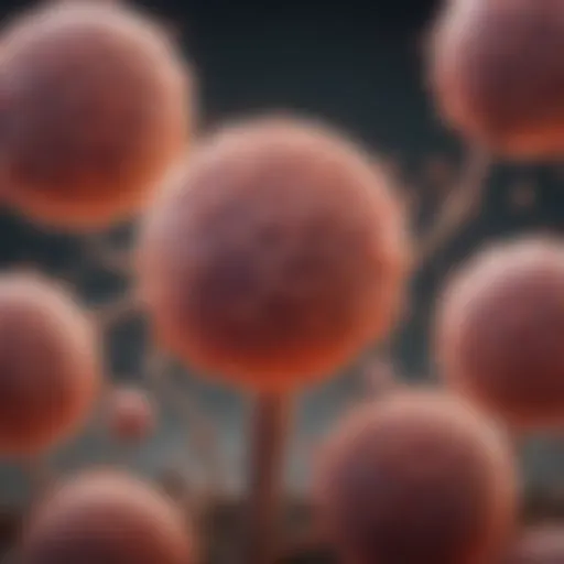 Detailed illustration of renal cell carcinoma stages