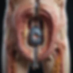 High-resolution endorectal MRI scan highlighting prostate anatomy