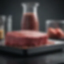 Nutritional analysis of beef on a laboratory scale
