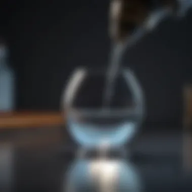 Experimental setup for studying light refraction
