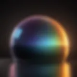 Spectrum of visible light with wavelengths