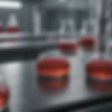 Stem Cell Collection in Laboratory Setting Illustration of the stem cell collection process in a laboratory