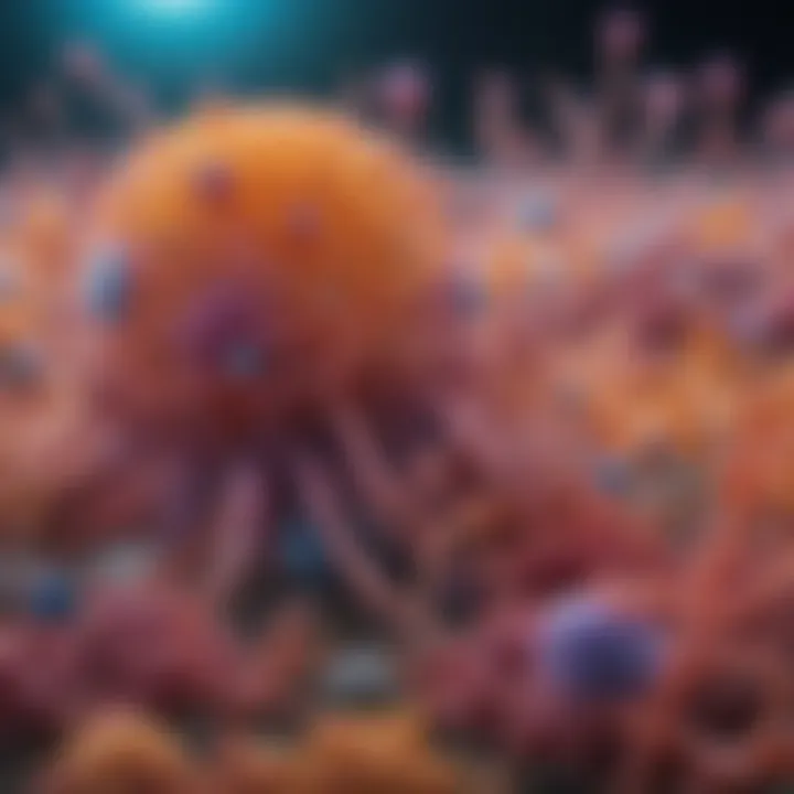 Diagram illustrating the physiological functions of Beas cells within biological systems.