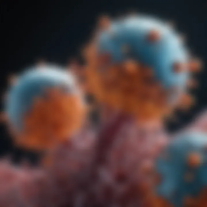 Visual representation of the molecular characteristics that define Beas cells and their unique traits.