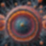 Detailed illustration of Beas cell structure showcasing cellular components and their organization.