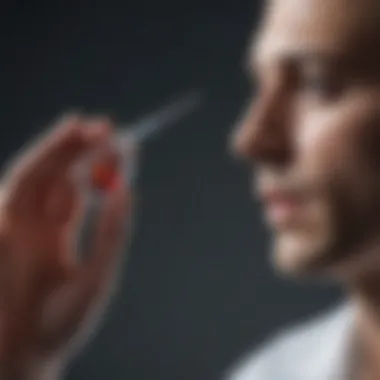 Risks of Injection Therapies An infographic illustrating the potential risks associated with injection therapies for male infertility.