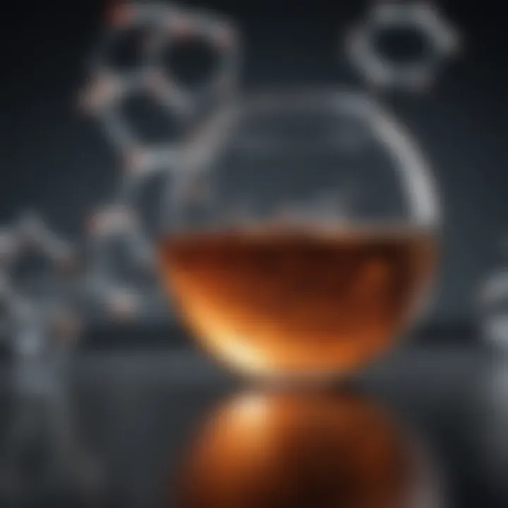 Applications of nitro cyclohexane in organic chemistry and industry, represented visually.
