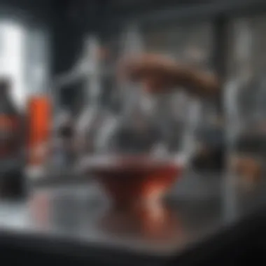 Synthesis Techniques of Nitro Cyclohexane Laboratory setup for synthesizing nitro cyclohexane, highlighting experimental techniques.