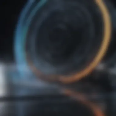 Telecommunications Enhanced by Plastic Optical Fibre A futuristic representation of telecommunications enhanced by plastic optical fibre.