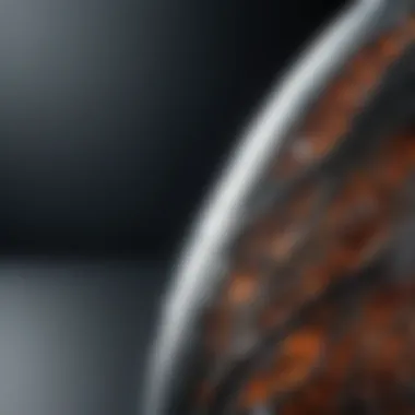 Close-up of materials used in modern prosthetic technology