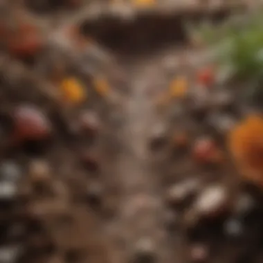Microorganisms in Soil Microscopic view of soil microorganisms in a healthy ecosystem.