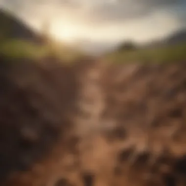 Soil Erosion Effects Impact of soil erosion on landscape and vegetation.