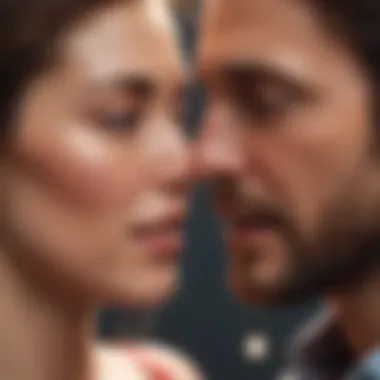 Emotional Bonds in Marriage Representation of emotional intimacy in a couple.