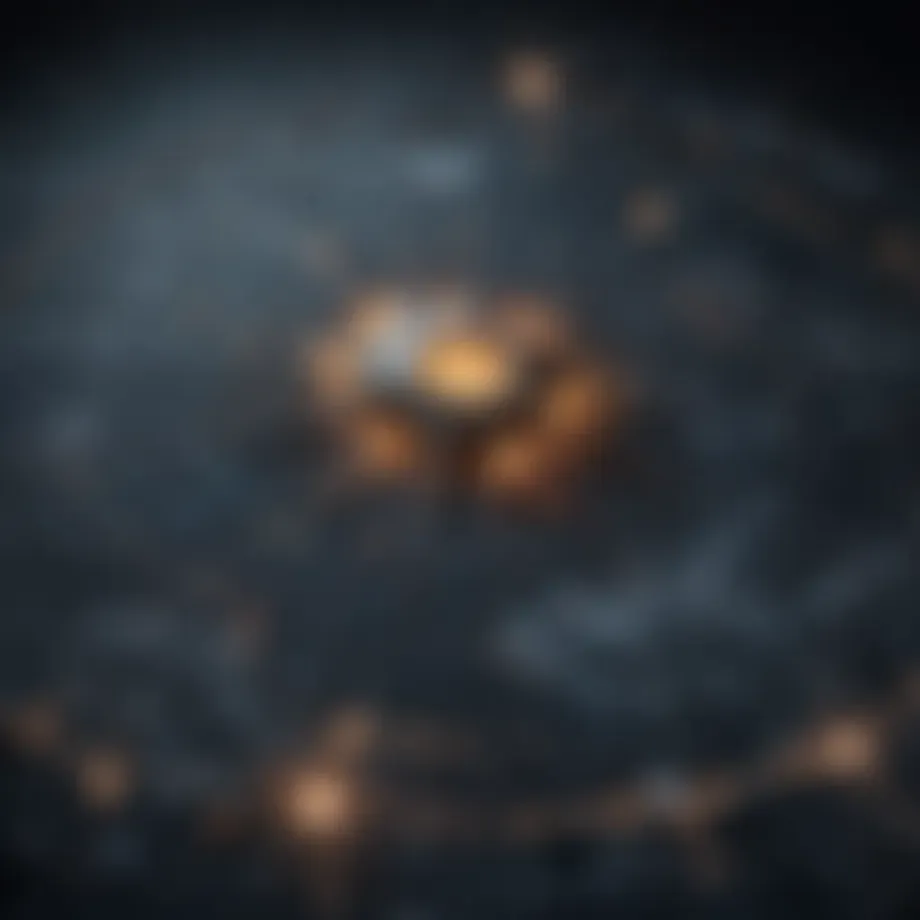 A beautifully detailed star map showcasing constellations and celestial objects