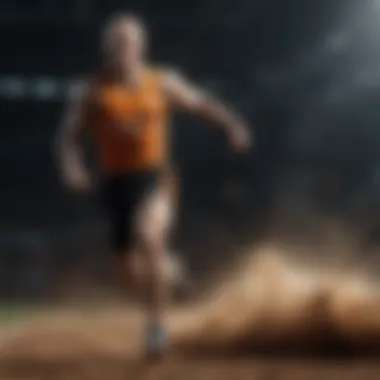 Impact of Adrenaline on Athletic Performance Illustration showcasing the impact of adrenaline on athletic performance
