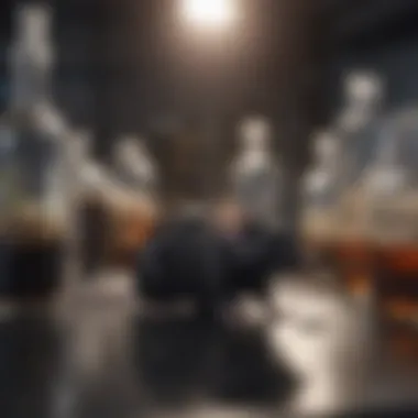 Black mice in a laboratory setting, representing their role in scientific research.