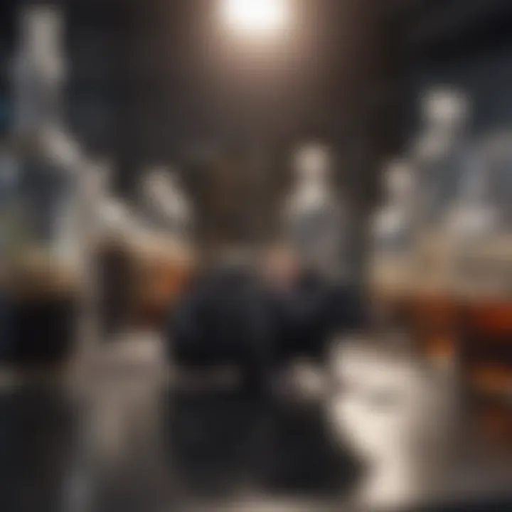 Black mice in a laboratory setting, representing their role in scientific research.