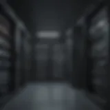 A cutting-edge supercomputer facility showcasing advanced technology