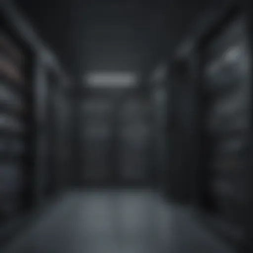 A cutting-edge supercomputer facility showcasing advanced technology