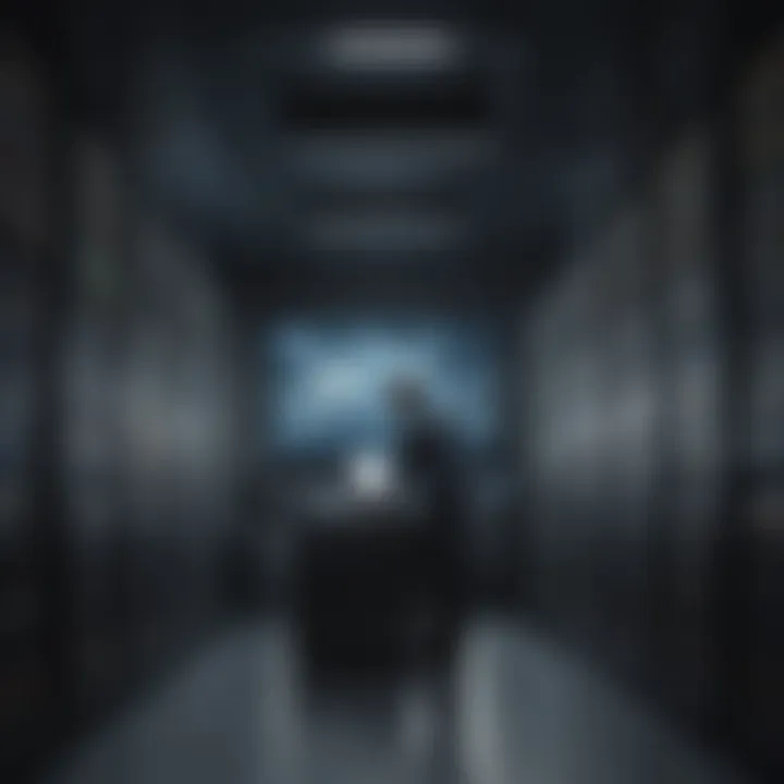 Research scientists collaborating with supercomputing resources