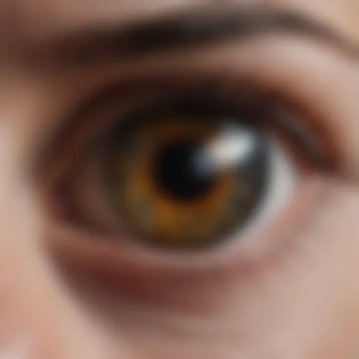 Diagram showcasing ocular conditions linked to alcohol consumption