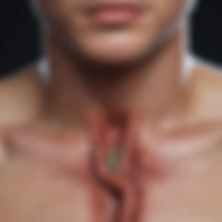 Diagram illustrating factors contributing to excessive mucus secretion