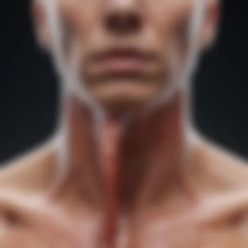 Visual representation of mucus production in the respiratory system