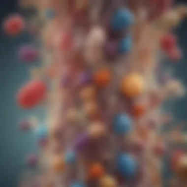 Gut microbiota diversity illustration