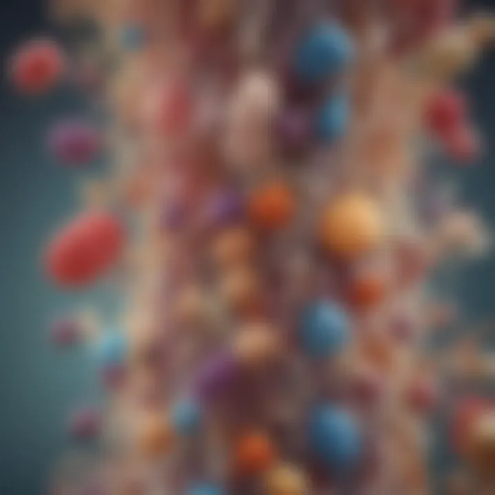 Gut microbiota diversity illustration