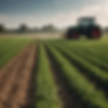 Field Application of Paraquat Field application of paraquat in agriculture