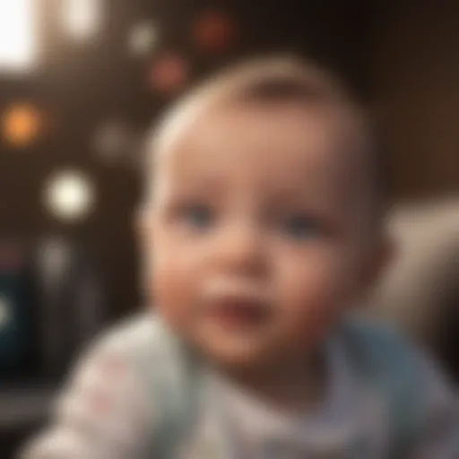 Visual representation of infant developmental milestones