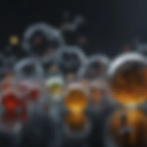 Chemical structures showcasing common organic compounds