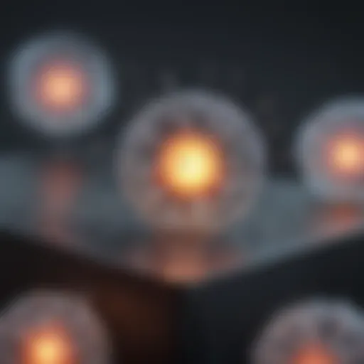 Schematic depiction of exosome release from cells