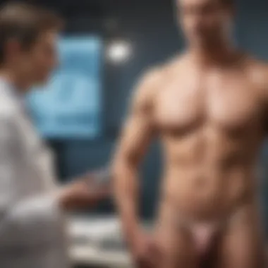 Consultation on Weight Management An orthopedic surgeon discussing with a patient about pre-operative options