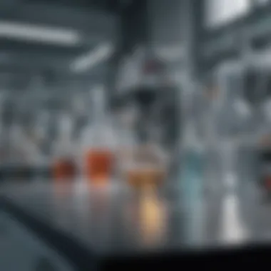 A sophisticated laboratory setting with advanced technology