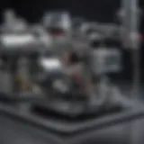 Diagram illustrating the MALDI-TOF mass spectrometry setup